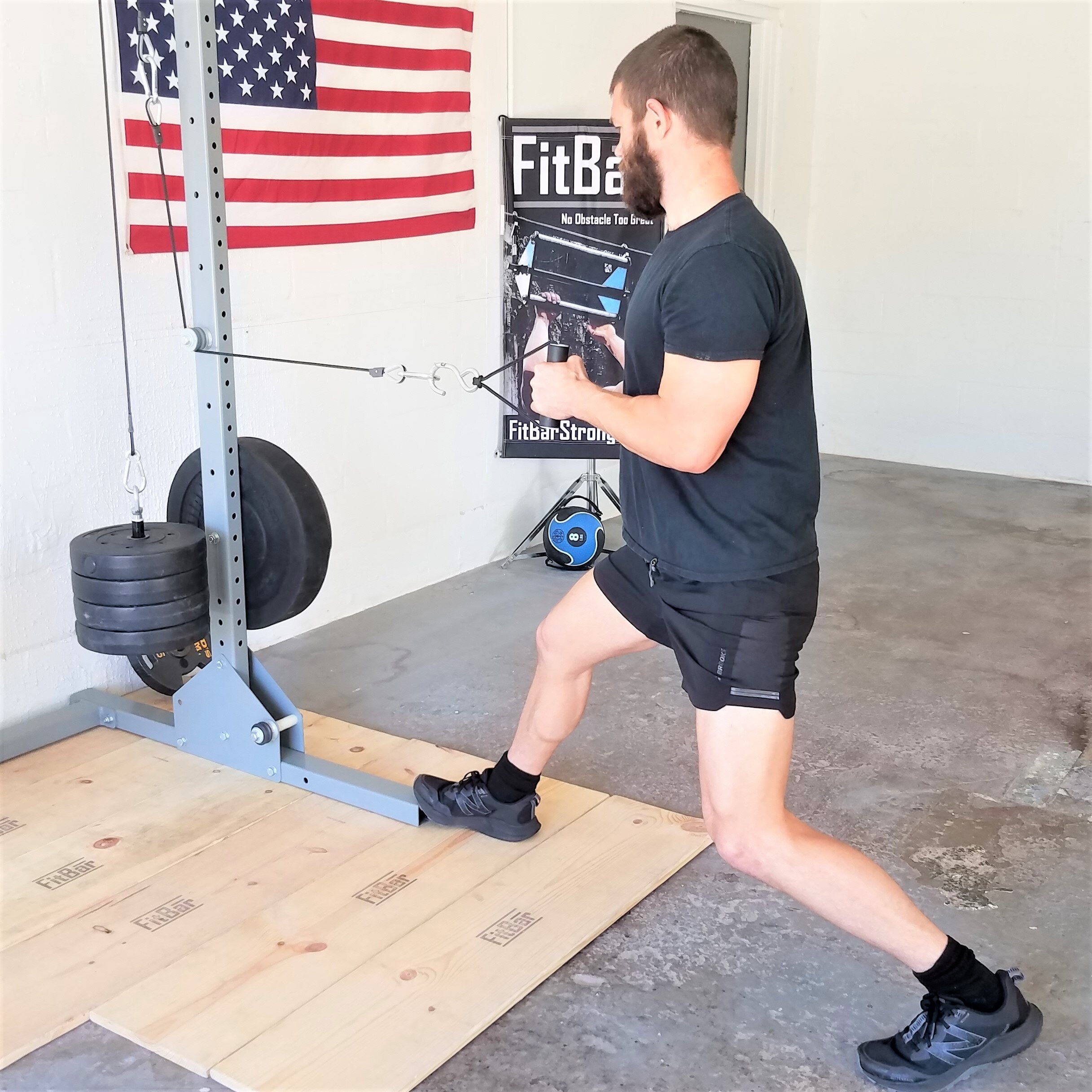 Side Mount Pulley - FitBar Grip, Obstacle, Strength Equipment